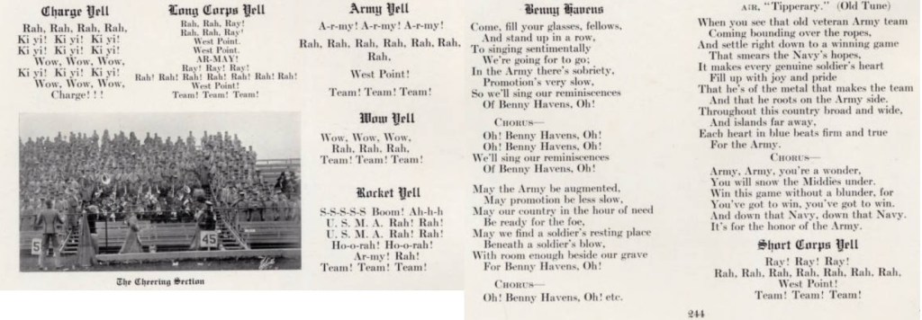 ArmyFB_1915_vsNavy_cheers-songs