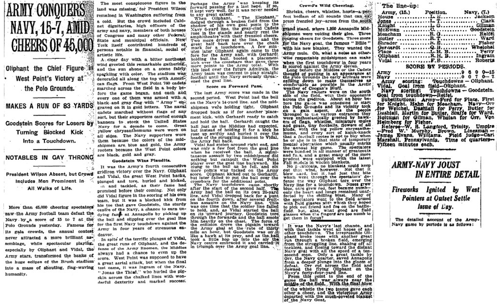 ArmyFB_1916_vsNavy_NYT_Nov261916