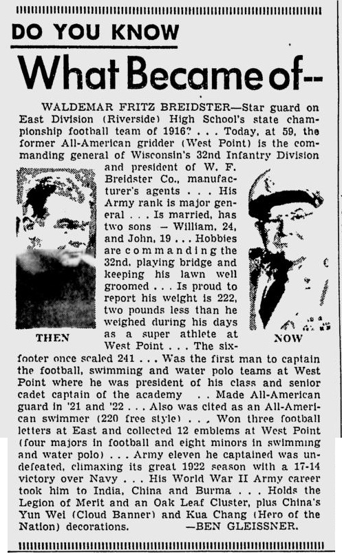 ArmyFB_1922_FritzBreidster_MilwaukeeSentinel_Sep131959