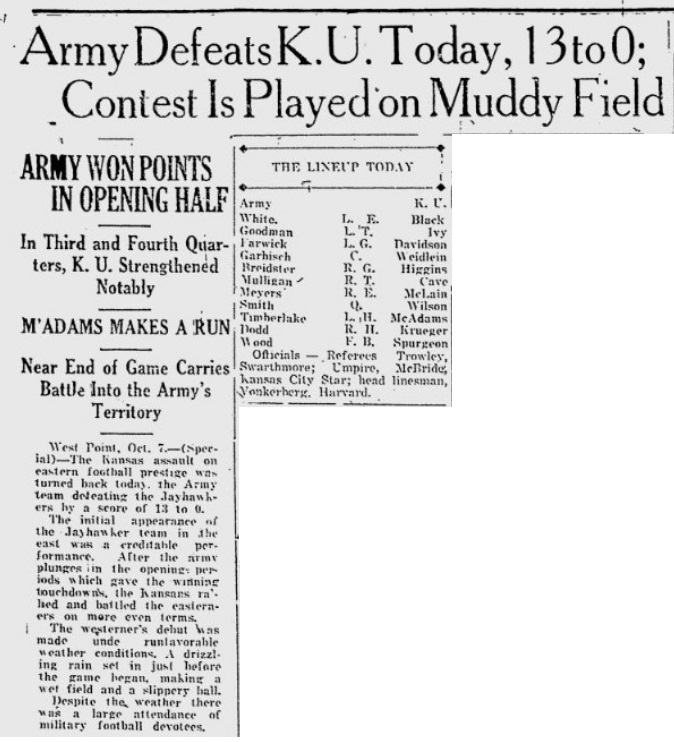 ArmyFB_1922_vsKU_LawrenceJournalWorld_Oct71922