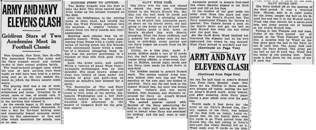 ArmyFB_1923_vsNavy_EveningTribune_Nov241923