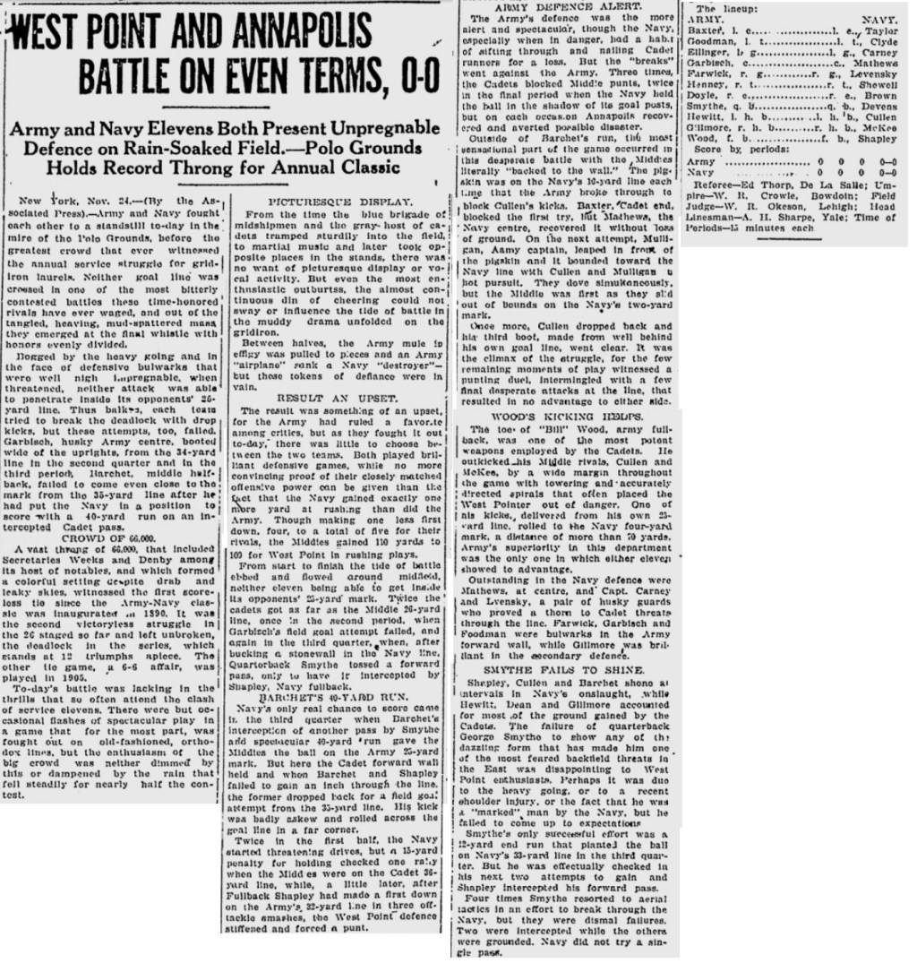 ArmyFB_1923_vsNavy_EveningTribune_Nov251923