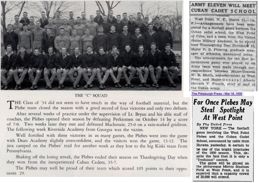 ArmyFB_1930_Cteam_Plebes