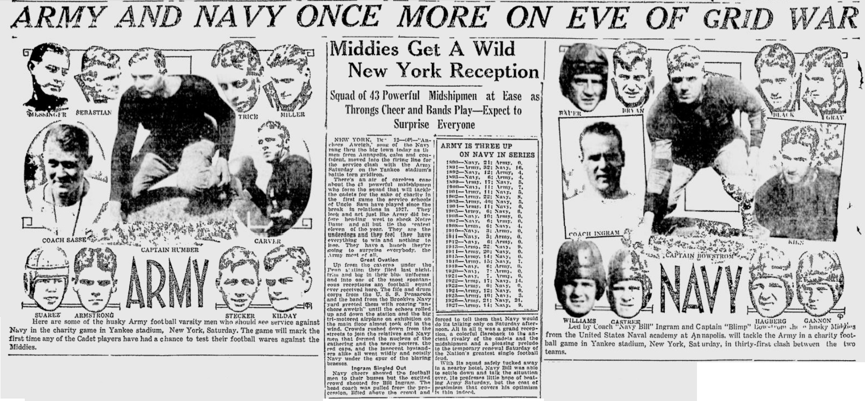 ArmyFB_1930_vsNavy-pre_LewistonEveningJournal_Dec121930