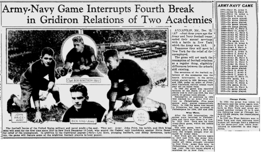 ArmyFB_1930_vsNavy-Price-King_SpokaneDailyChronicle_Dec121930