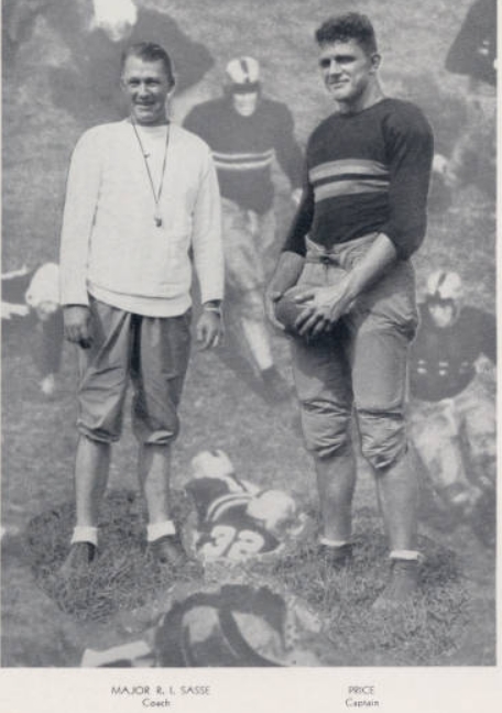 ArmyFB_1931_CoachSasse-Price-Captain