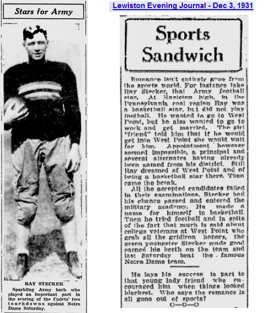 ArmyFB_1931_RayStecker_MilwaukeeSentinel_Nov291931