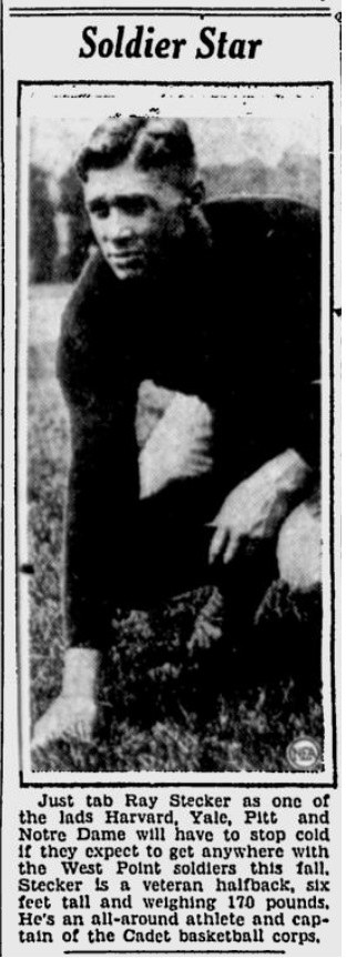 ArmyFB_1931_RayStecker_SpokaneDailyChronicle_Nov21931