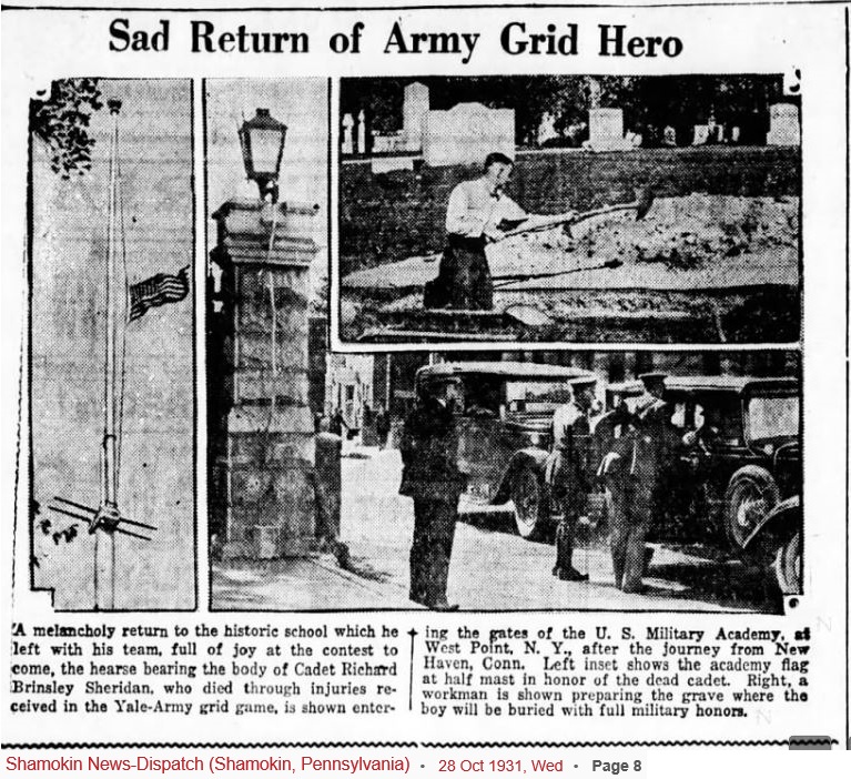 armyfb_1931_sheridandeath2_shamokinnews-dispatch_oct281931