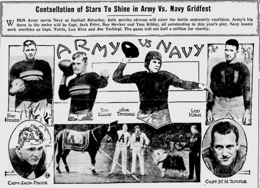 ArmyFB_1931_vsNavy-stars_DeseretNews_Dec111931