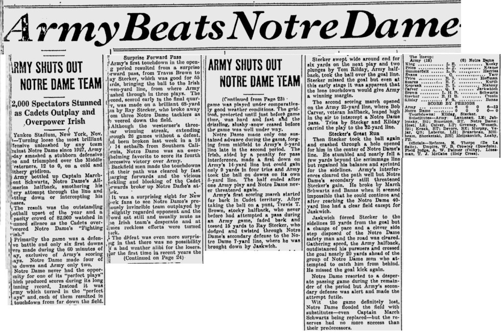 ArmyFB_1931_vsND_SundayMorningStar_Nov291931
