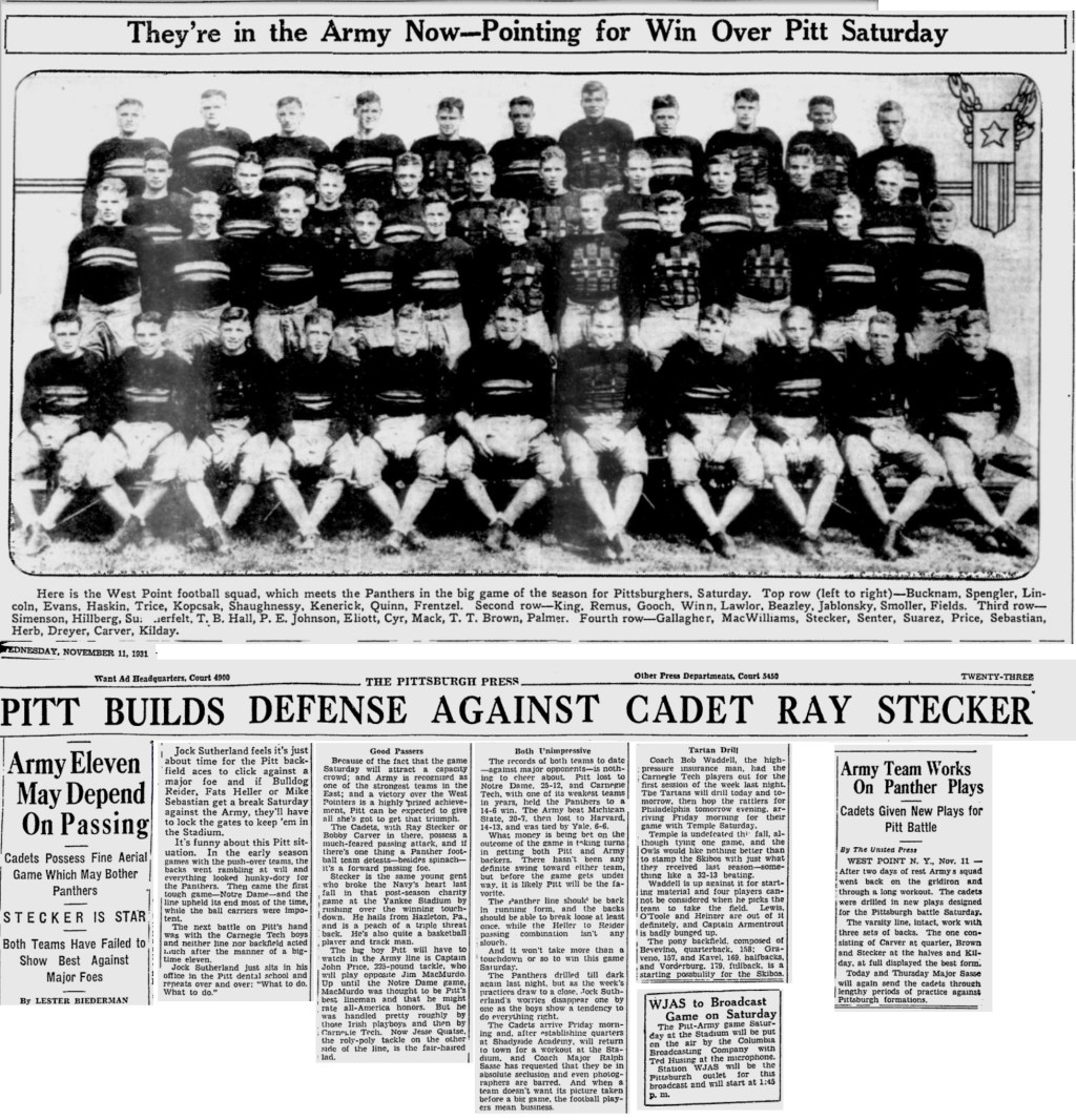 ArmyFB_1931_vsPitt_Nov111931