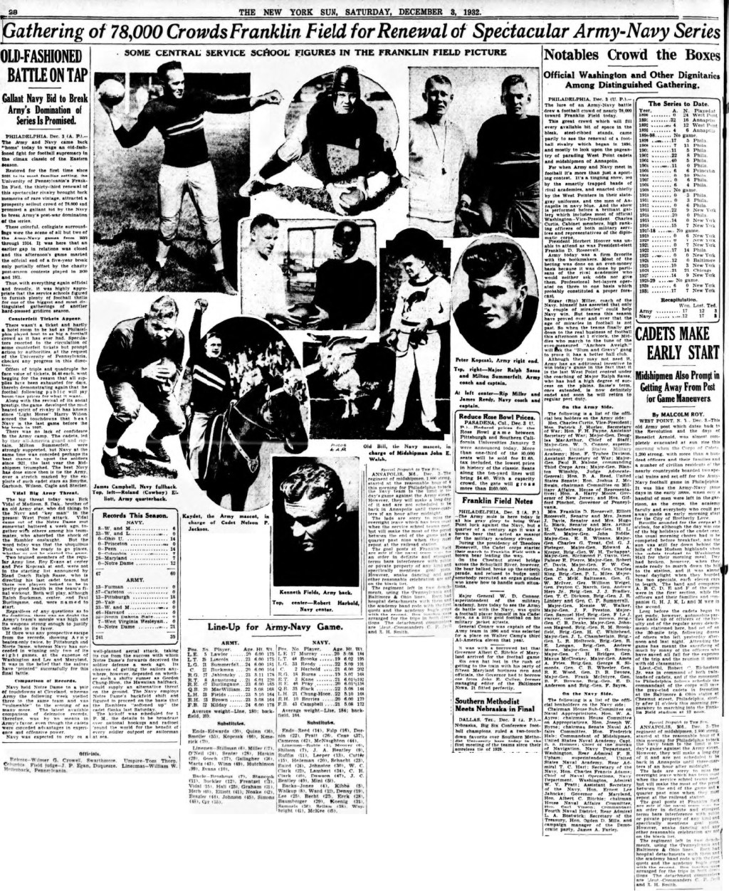 ArmyFB_1932_vsNavy-pre_NYSun_Dec31932
