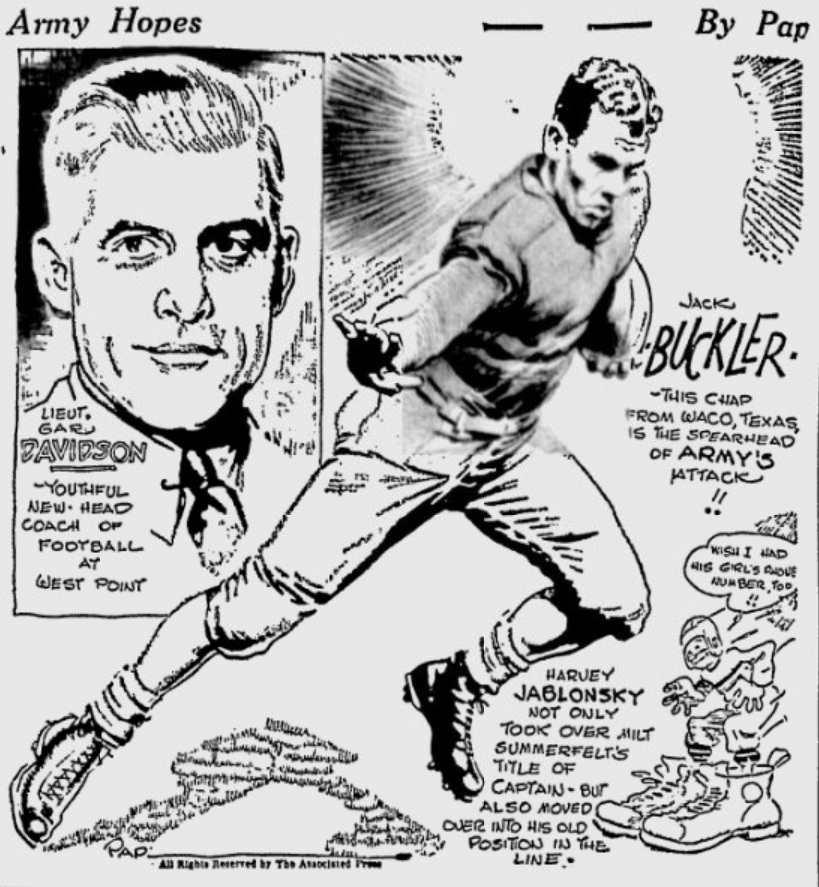 ArmyFB_1933_CoachGarDavidson_JackBuckler_byPap_Telegraph_Oct181933