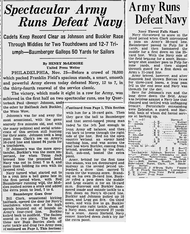 armyfb_1933_vsnavy_pittsburghpress_nov261933