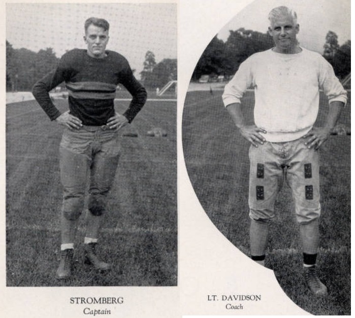 ArmyFB_1936_CoachDavidson_Stromberg-Captain