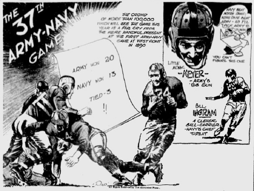 ArmyFB_1936_vsNavy_byPap_TheTelegraph_Nov271936