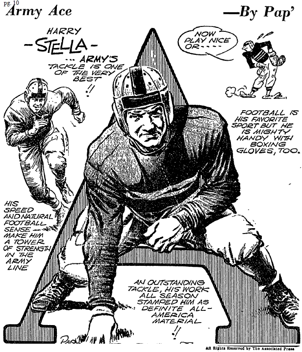 ArmyFB_1938_HarryStella_byPap_CSM_Nov261938