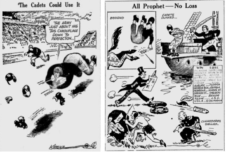 ArmyFB_1940_vsNavy_byKrenz _PalmBeachPost_Nov301940