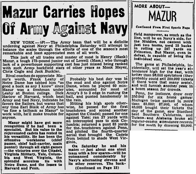 armyfb_1941_hankmazur_stpetersburgtimes_nov251941