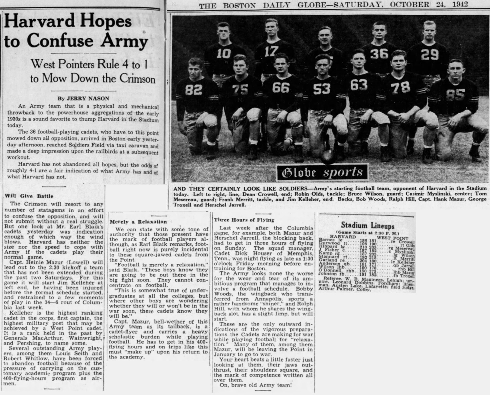 armyfb_1942_vsharvard_bostonglobe_oct241942
