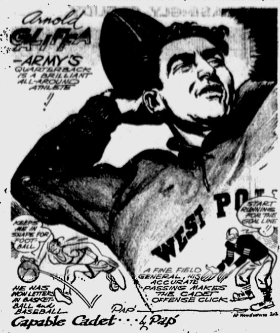 ArmyFB_1948_ArnoldGaliffa_byPap_PrescottEveningCourier_Oct61948