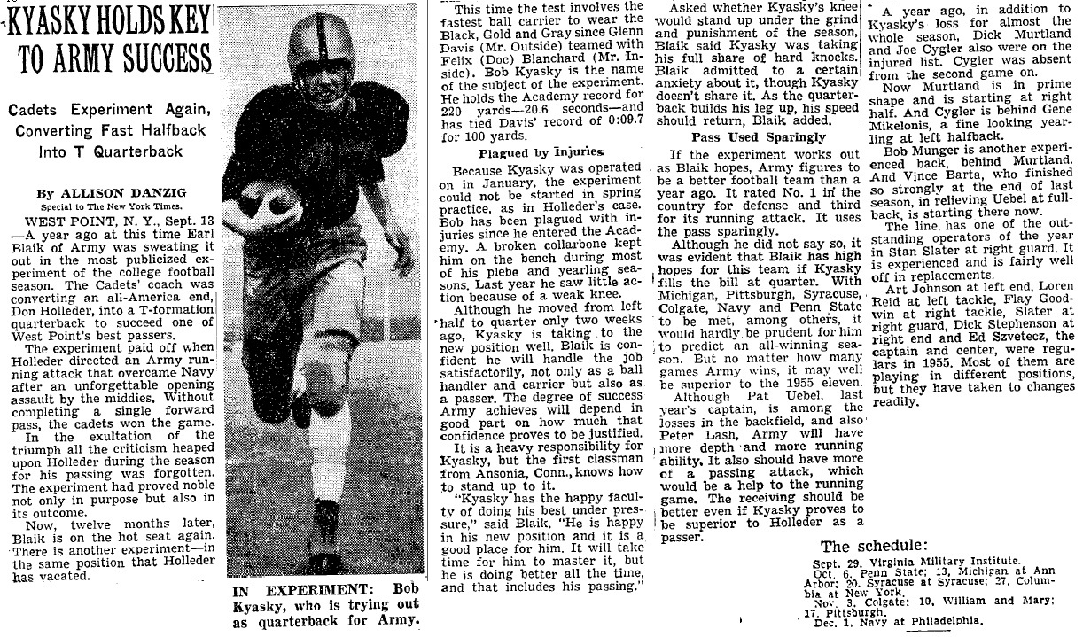 ArmyFB_1956_forecast-BobKyasky_NYT_Sep141956