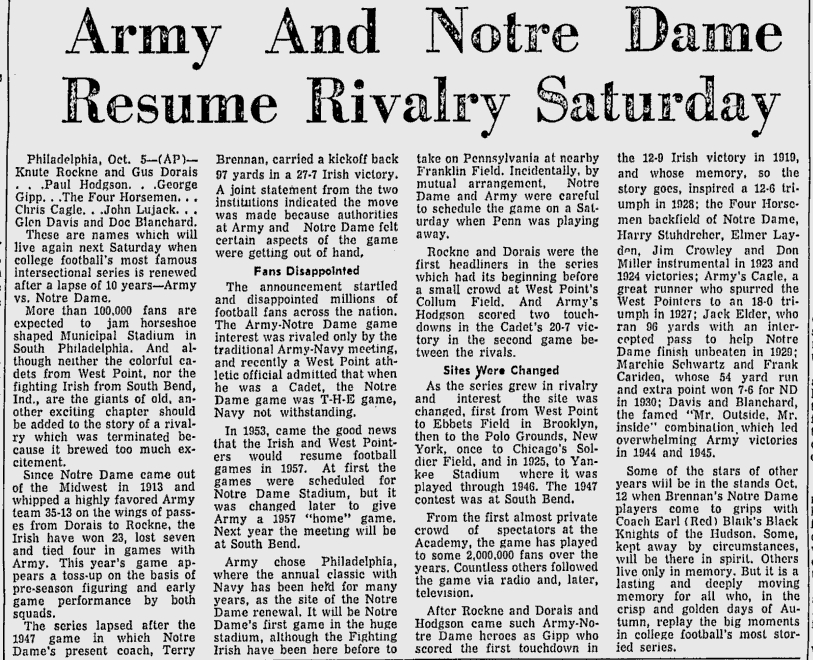 armyfb_1957_vsnotredame_miaminews_oct61957