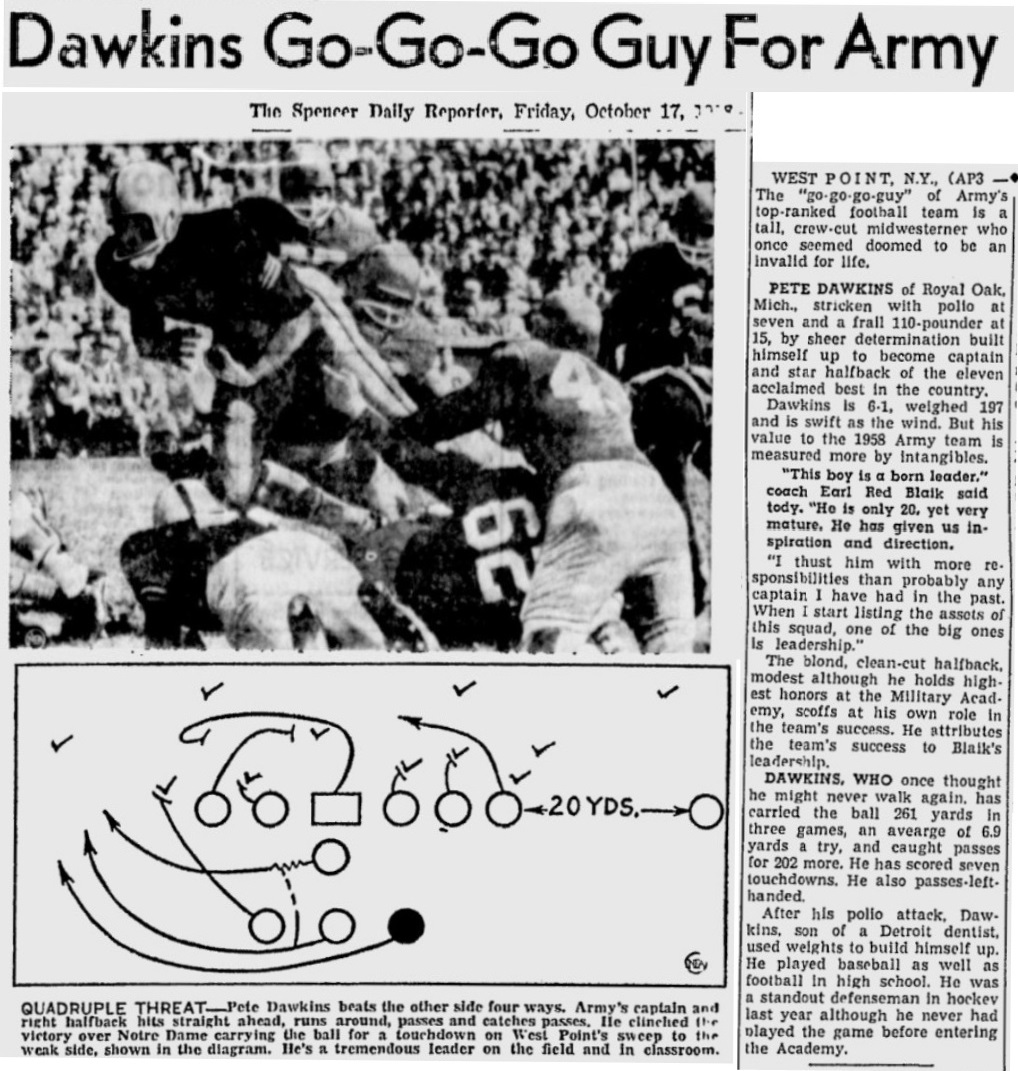 armyfb_1958_dawkins_dailyreporter_oct161958