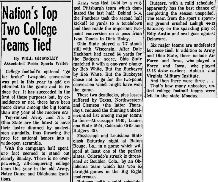 armyfb_1958_tied_washingtonpaobserver_oct271958