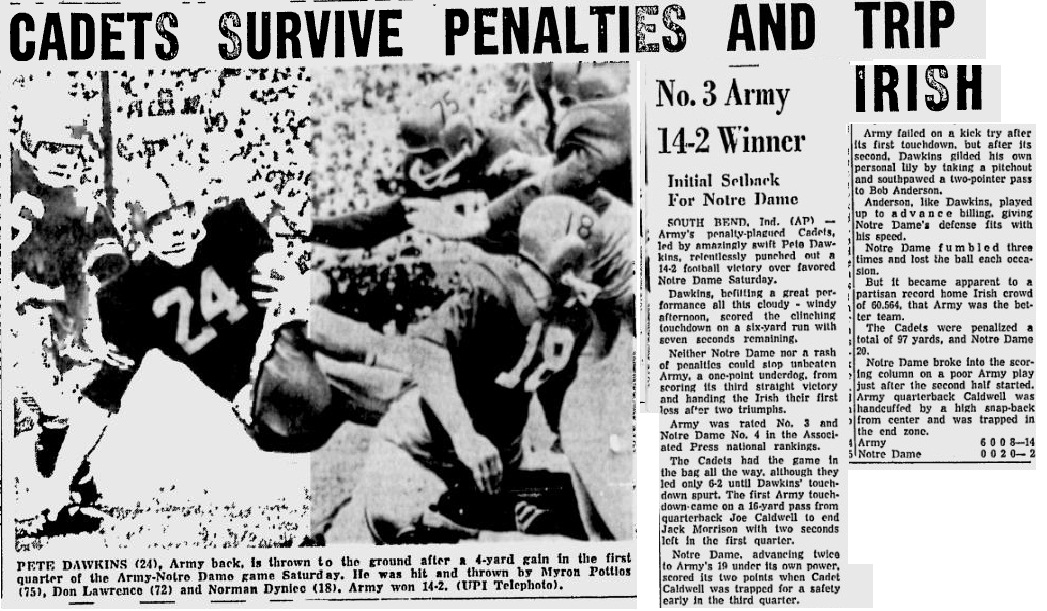 armyfb_1958_vsnotredame_palmbeachpost_oct121958