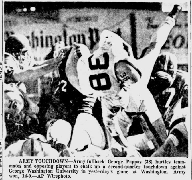 ArmyFB_1962_vsGW-GeorgePappas_ReadingEagle_Oct281962