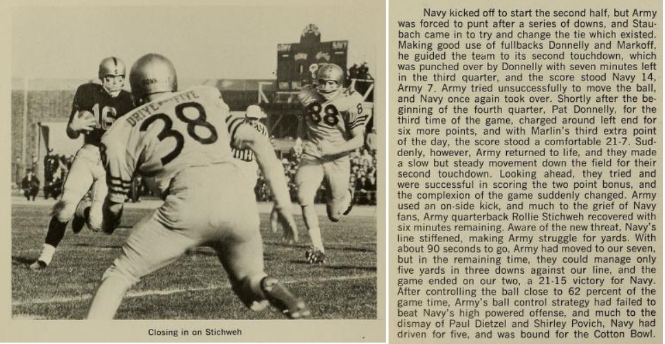ArmyFB_1963_Stichweh_64USNALuckyBag_yrbk