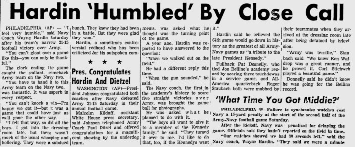 ArmyFB_1963_vsNavy-Hardin_OcalaStarBanner_DEc81963