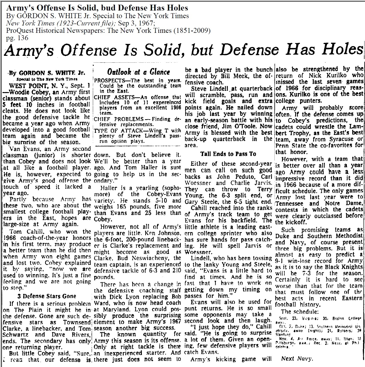 armyfb_1967_forecast_nyt_sep31967
