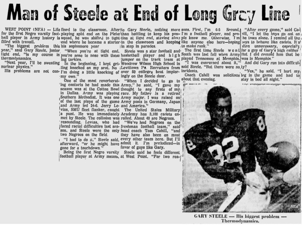 ArmyFB_1967_GarySteele_EveningNews_Nov251967