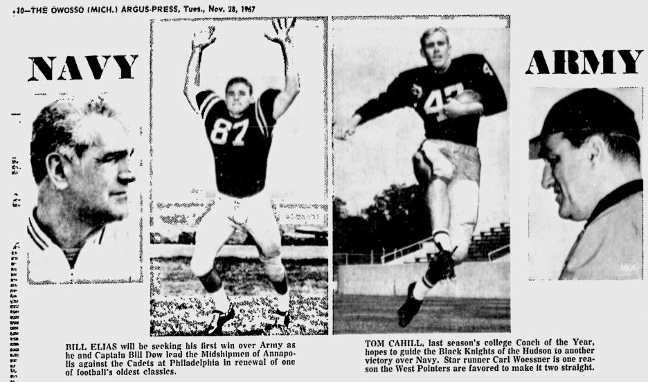 armyfb_1967_vsnavy_carlwoessner_owossoarguspress_nov281967