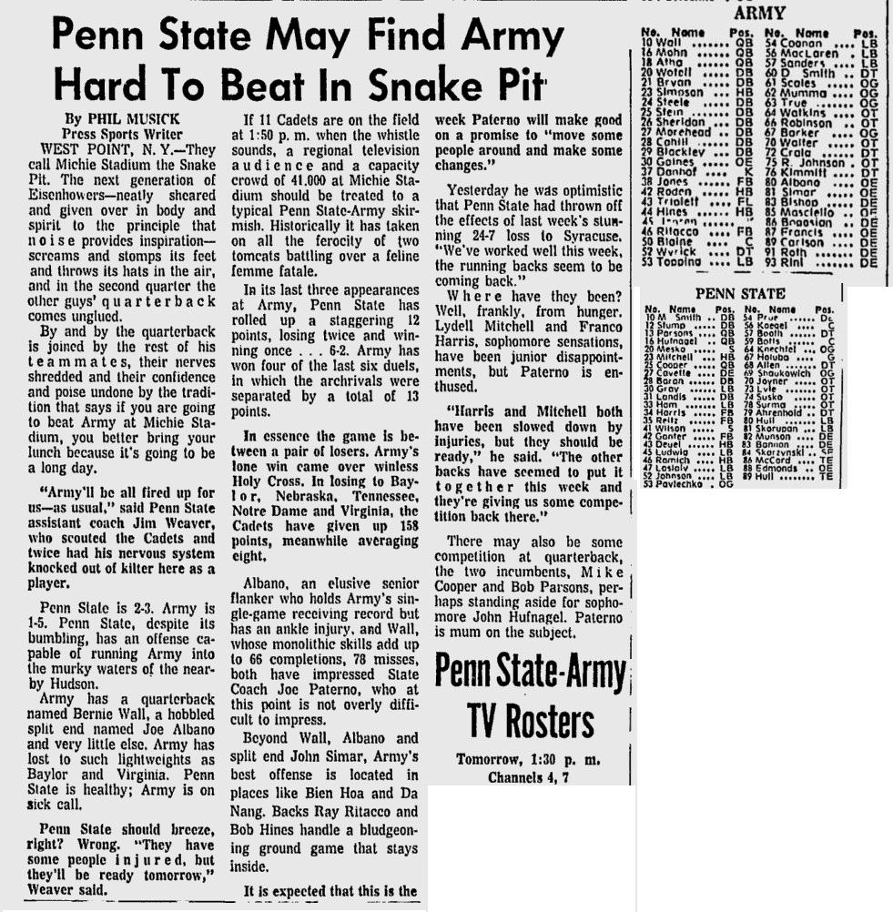 armyfb_1970_vspennstate_pittsburghpress_oct231970
