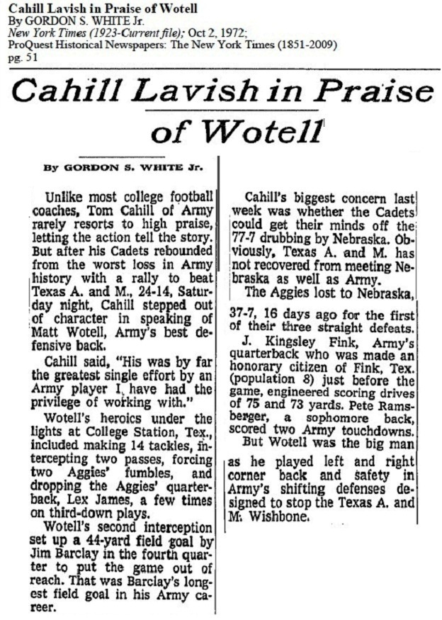 armyfb_1972_wotell_nyt_oct21972