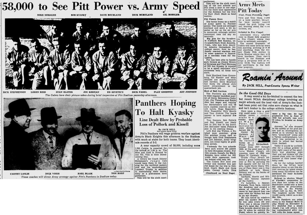 Football newspaper clippings
