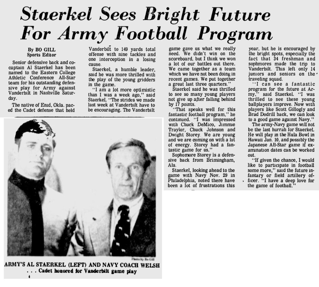 ArmyFB_1975_AlStaerkel_EveningNews_Nov211975