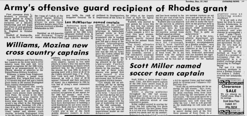 ArmyFB_1981_RickWaddell-OG-RhodesScholar_EveningNews_Dec271981