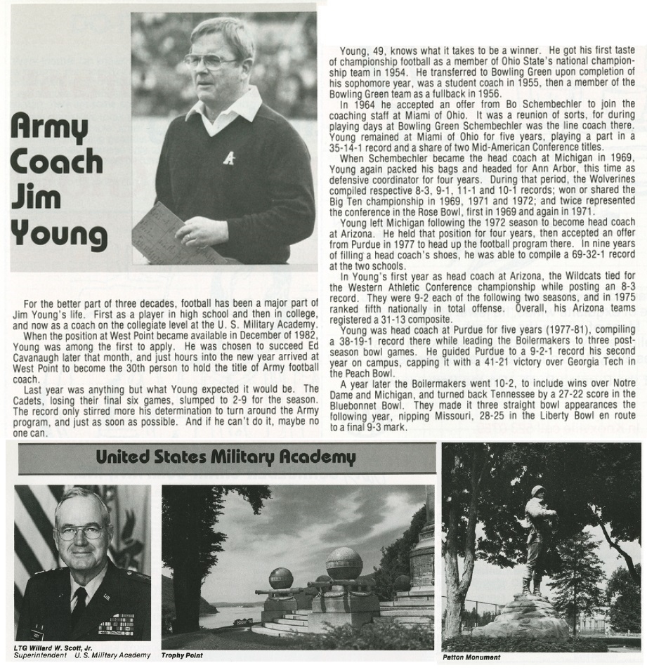 ArmyFB_1984_JimYoung_vsTenn_program_22Sep1984