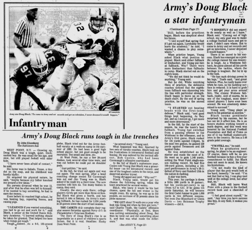 ArmyFB_1985_DougBlack_ReadingEagle_Dec61985