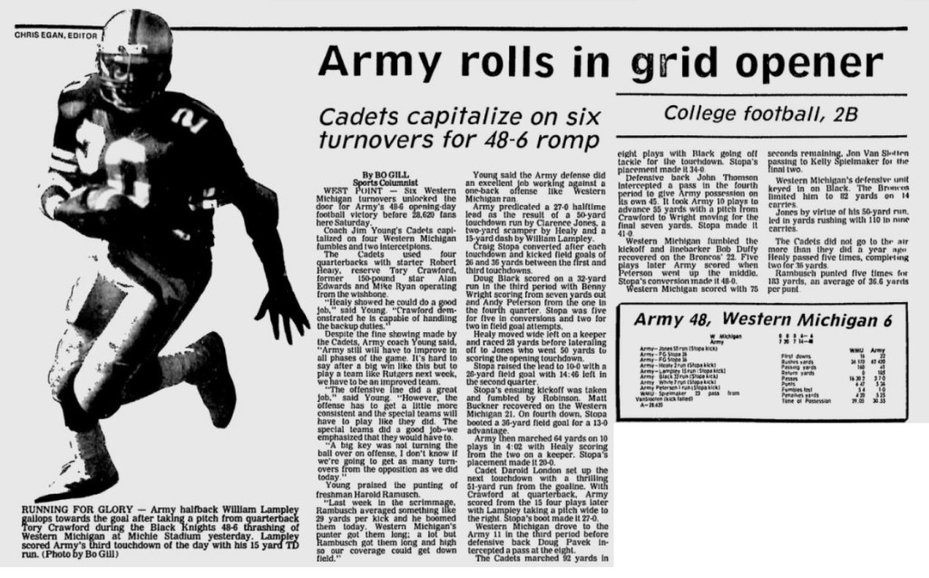 ArmyFB_1985_vsWMichigan_EveningNews_Sep151985
