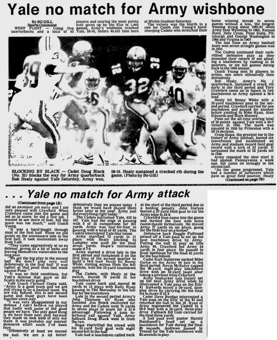 ArmyFB_1985_vsYale_EveningNews_Oct61985