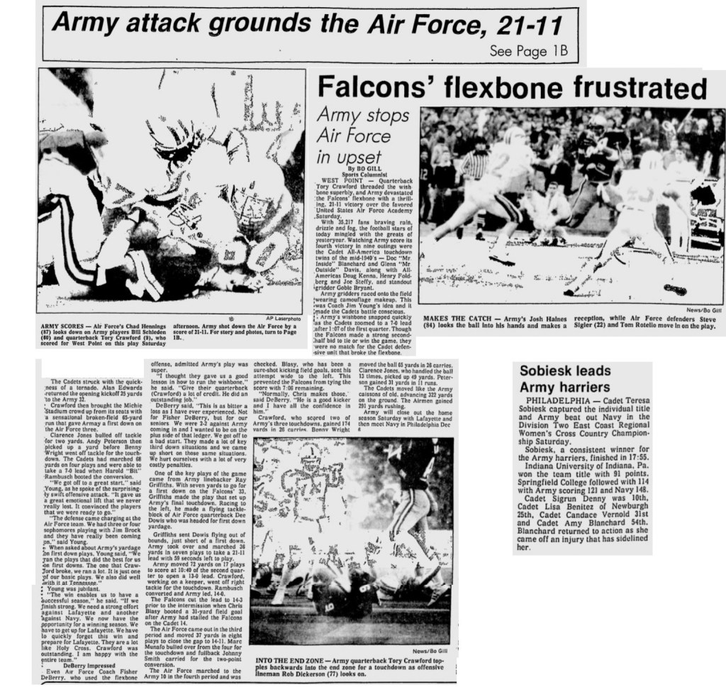 ArmyFB_1986_vsAF_EveningNews_Nov91986