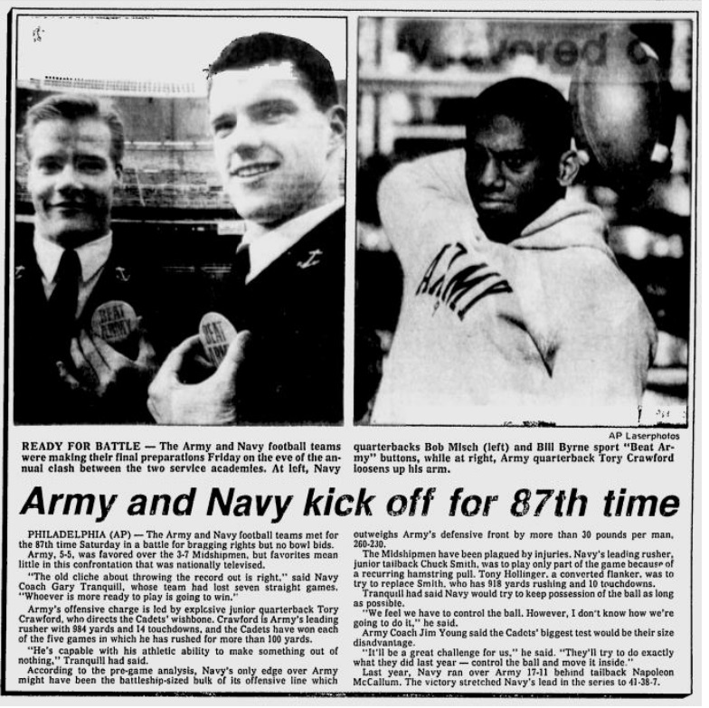 ArmyFB_1986_vsNavy-pre_EveningNews_Dec61986