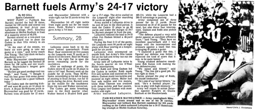 ArmyFB_1988_vsLafayette_EveningNews_Oct161988
