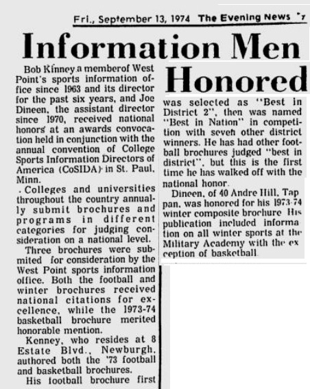 ArmyFB_BobKinney-JoeDineen_SIs_EveningNews_Sep131974